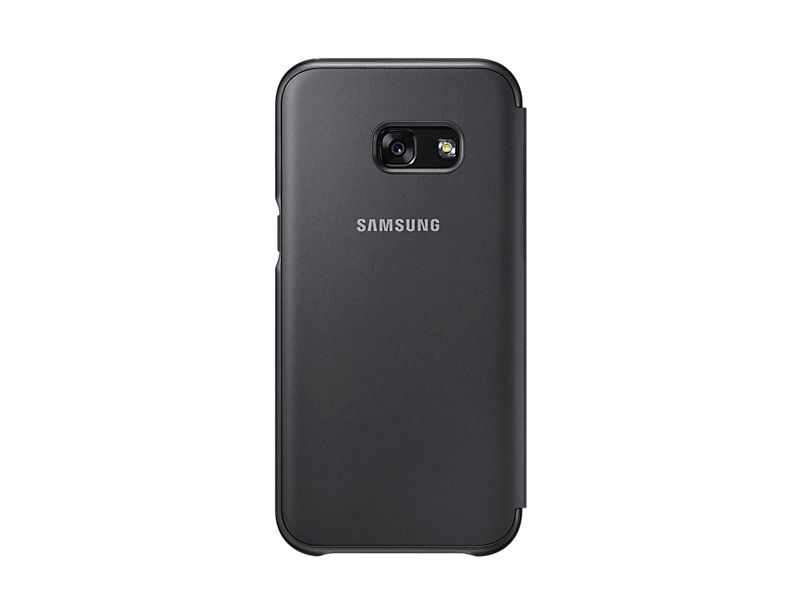 Funda negra con tapa neón para SAMSUNG Galaxy A3 2017 - EF-FA320PBEGWW