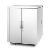 APC NetShelter CX - Enclosure - white - 24U - 19"