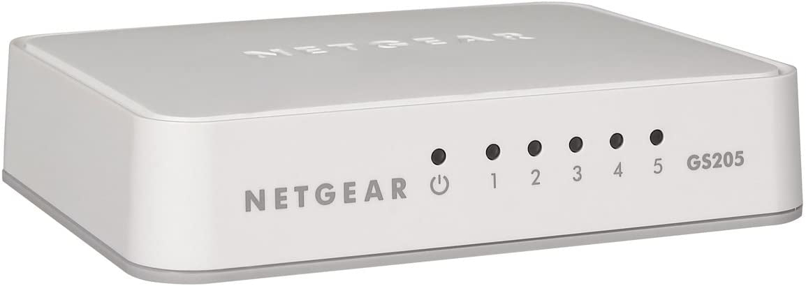 NETGEAR GS205 - Switch - no management - 5 x 10/100/1000 - desktop