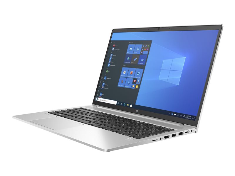 HP ProBook 450 G8 Notebook - Intel Core i7 1165G7 - Win 10 Pro 64-bit - Iris Xe Graphics - 8 GB RAM - 512 GB NVMe SSD, HP Value - 15.6" IPS 1920 x 1080 (Full HD) - Wi-Fi 6 - pique silver aluminum - kbd: English