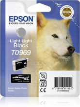 Epson T0969 - 11.4 ml - light light black - original - blister - ink cartridge - for Stylus Photo R2880