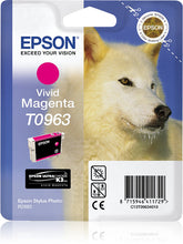 Epson T0963 - 11.4 ml - bright magenta - original - blister - ink cartridge - for Stylus Photo R2880