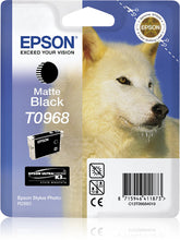 Epson T0968 - 11.4 ml - preto opaco - original - blister - tinteiro - para Stylus Photo R2880