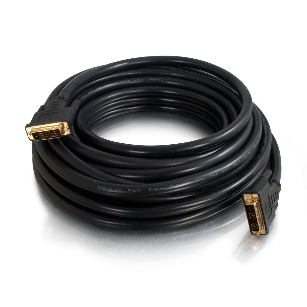 C2G Pro Series - Cabo DVI - DVI-D (M) para DVI-D (M) - 7.6 m - preto