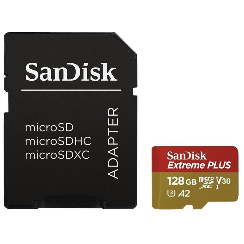 Ext PLUS microSDXC 128GB+SD 200MB/s