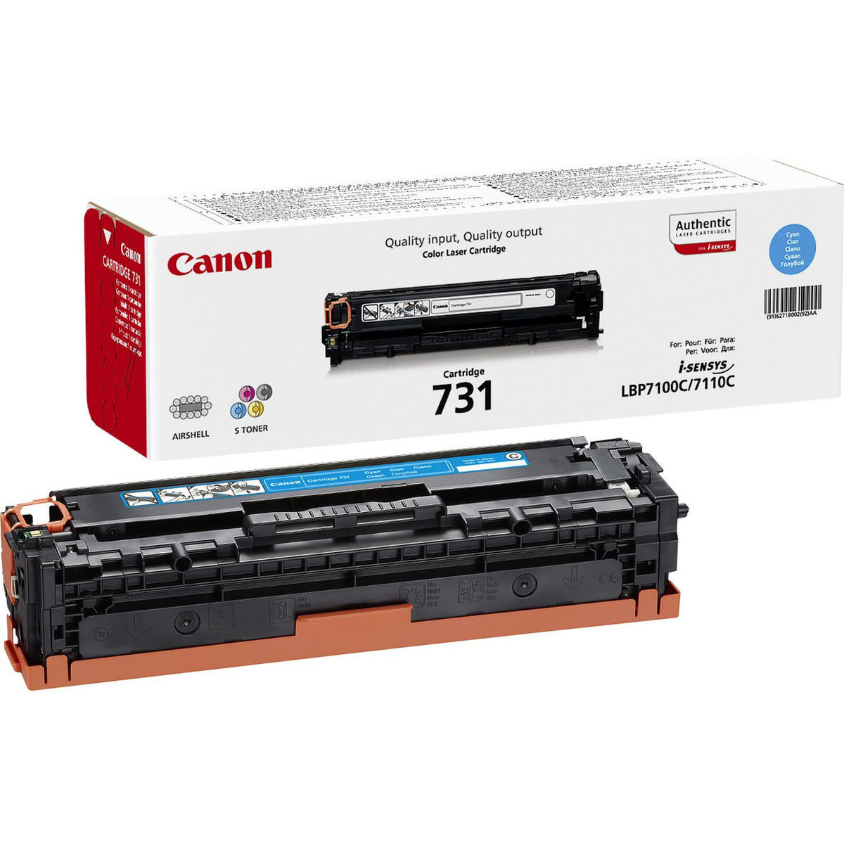 TONER CANON AZUL 731 1500PG