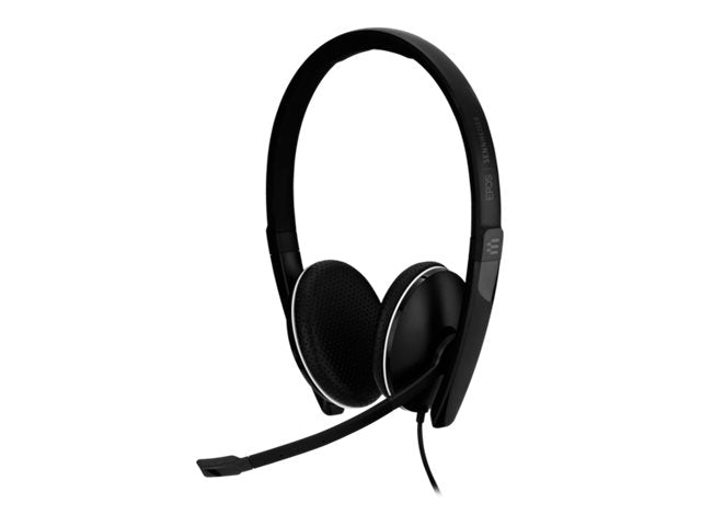 EPOS I SENNHEISER ADAPT SC 165 USB - Headphones - in ear - with cable - active noise canceling - USB, 3.5mm jack - black, white - Certified for Skype for Business