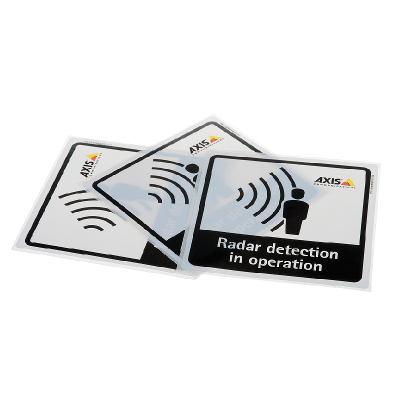 RADAR DETECTION STICKER 10PCS APPL