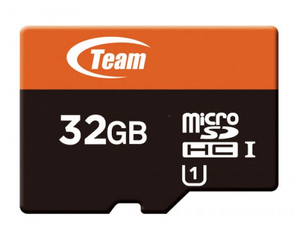 MicroSD Team Group 32GB class10 UHS-I SDHC (80MB/s-15MB/s) w/adapter