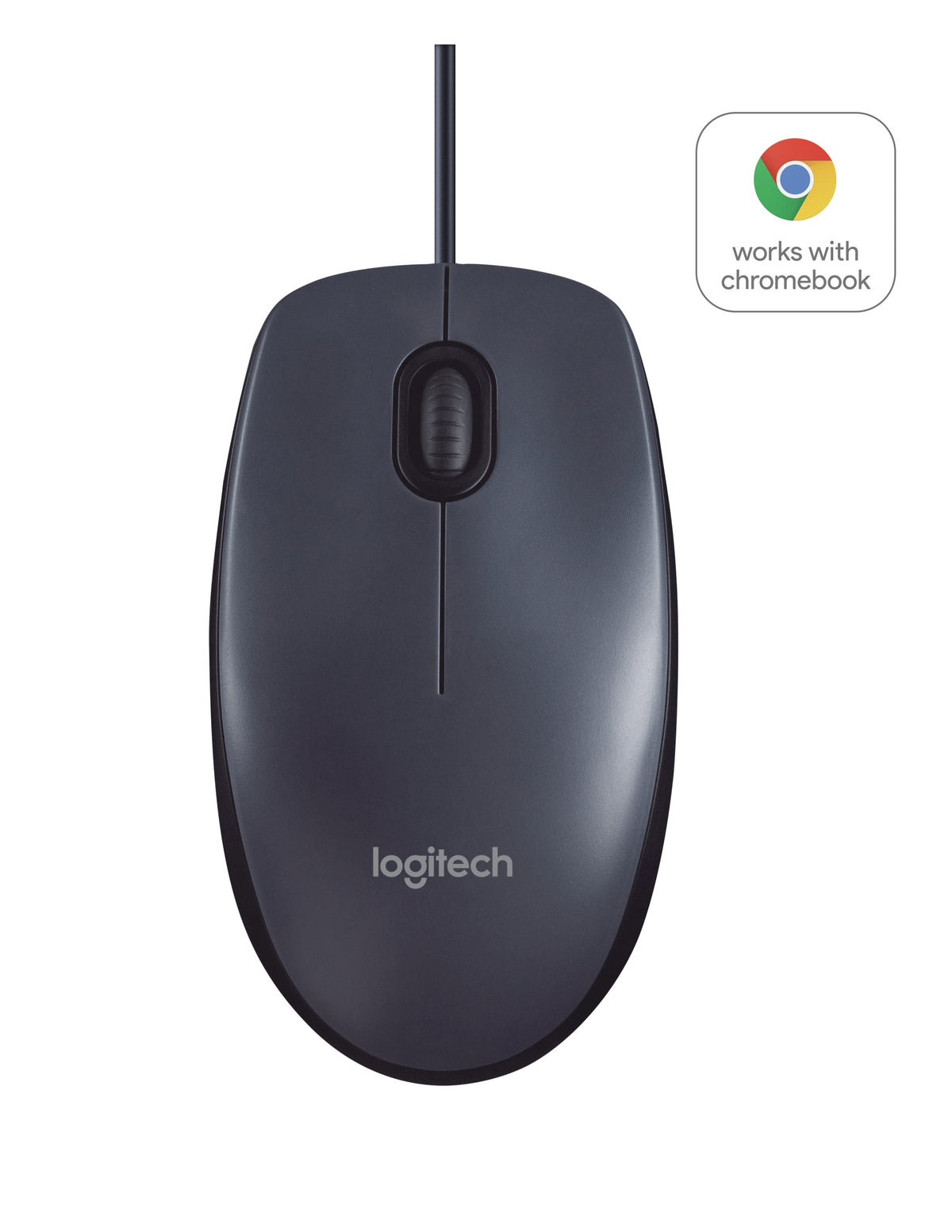 LOGITECH MOUSE B100 DESKTOP OPTICAL USB BLACK