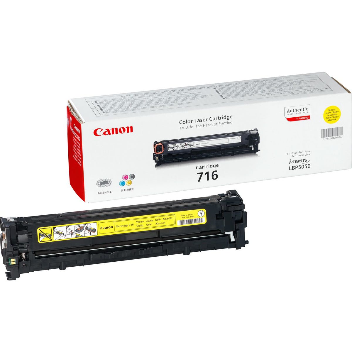 CANON TONER AMARELO 716 LBP5050/MFC8050