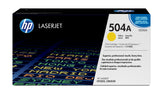 HP 504A - Yellow - Original - LaserJet - Toner Cartridge (CE252A) - for Color LaserJet CM3530 MFP, CM3530fs MFP, CP3525, CP3525dn, CP3525n, CP3525x