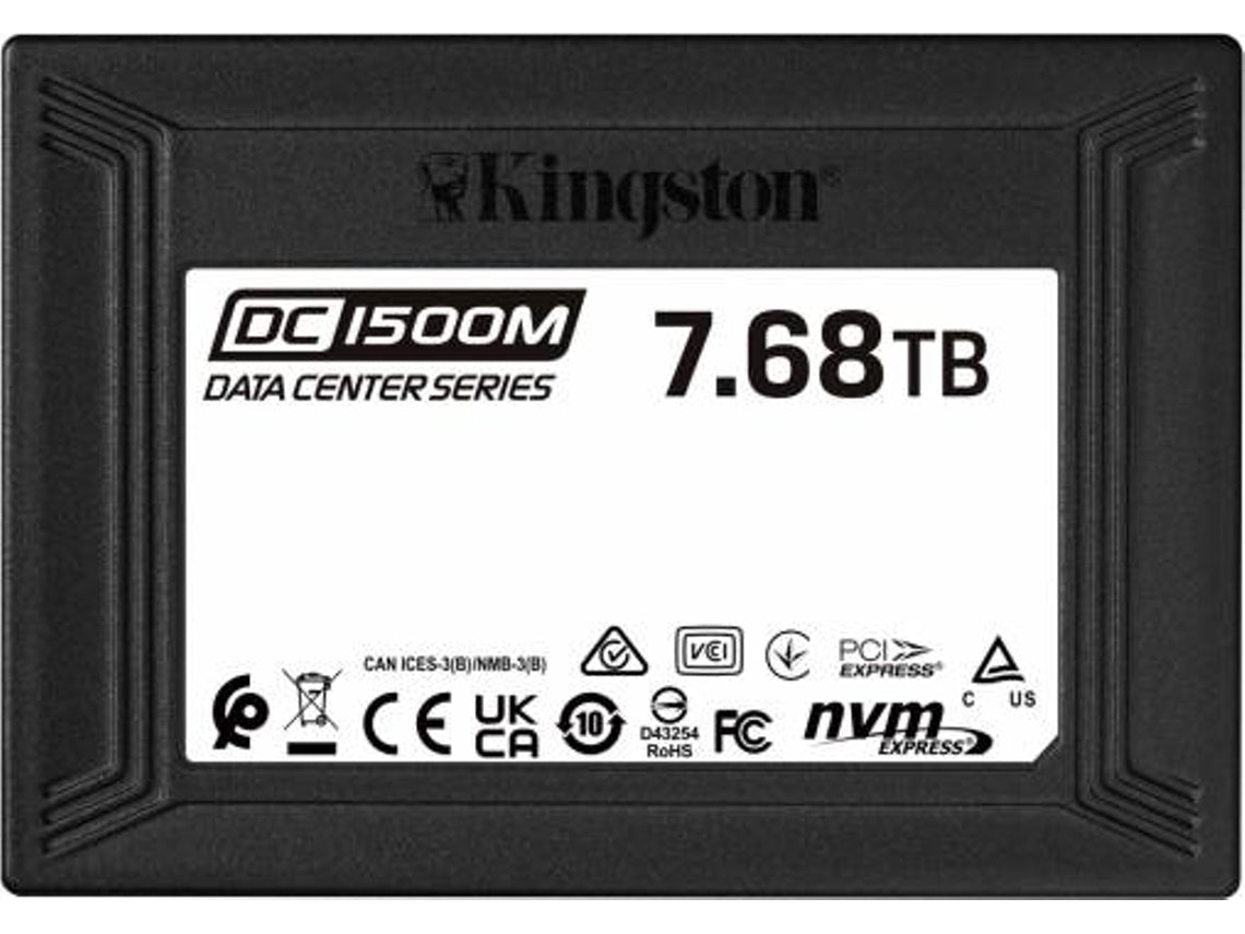 KINGSTON SSD 7680GB DC1500M U.2 ENTERPRISE NVME