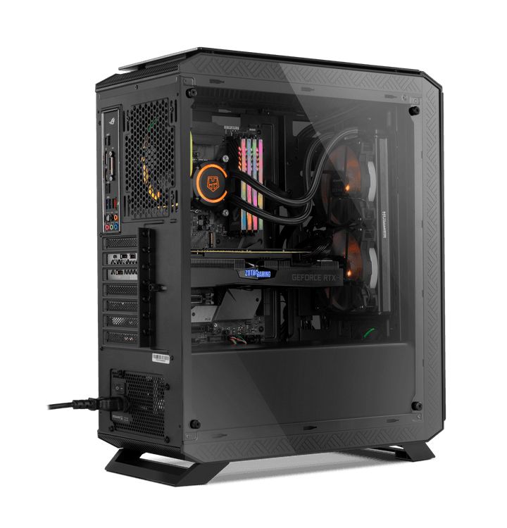 Box NOX Hummer TGF RGB Glass Black ATX