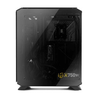 Box NOX Hummer TGF RGB Glass Black ATX