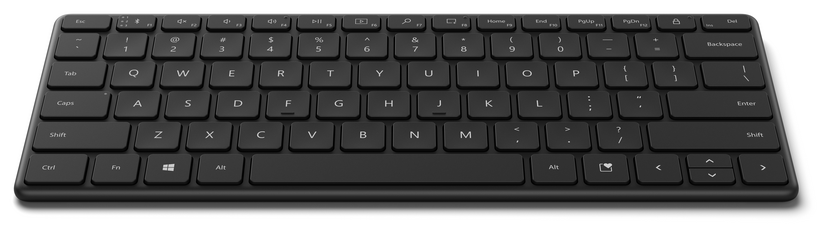 Microsoft Designer Compact - Teclado - sem fios - Bluetooth 5.0 - Português - preto opaco