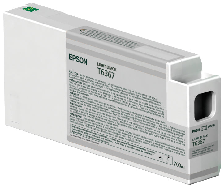 Epson UltraChrome HDR - 700ml - Light Black - Genuine - Ink Cartridge - for Stylus Pro 7890, Pro 7900, Pro 9890, Pro 9900, Pro WT7900