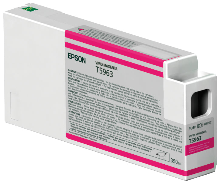 Epson T5963 - 350 ml - magenta vivo - original - tinteiro - para Stylus Pro 7700, Pro 7890, Pro 7900, Pro 9700, Pro 9890, Pro 9900, Pro WT7900