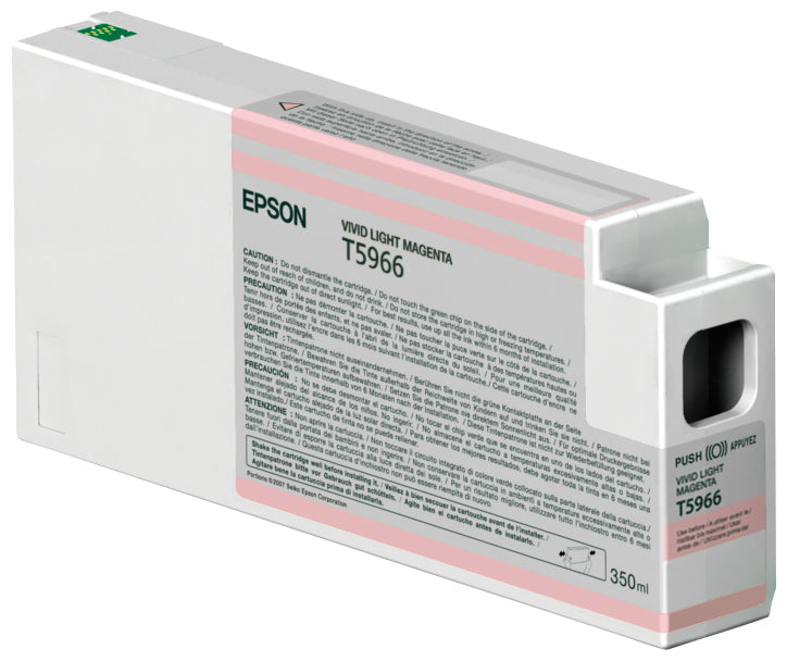 Epson T5966 - 350 ml - vivid light magenta - original - ink cartridge - for Stylus Pro 7890, Pro 7900, Pro 9890, Pro 9900, Pro WT7900