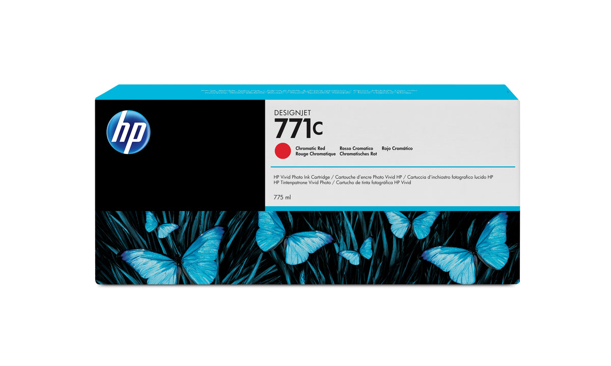 HP 771C - 775 ml - Chromatic Red - Original - Ink Cartridge - for DesignJet Z6200, Z6800 Photo Production