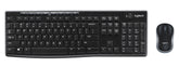 Logitech MK270 Wireless Combo - Keyboard and Mouse Combo - Wireless - 2.4GHz - Nordic