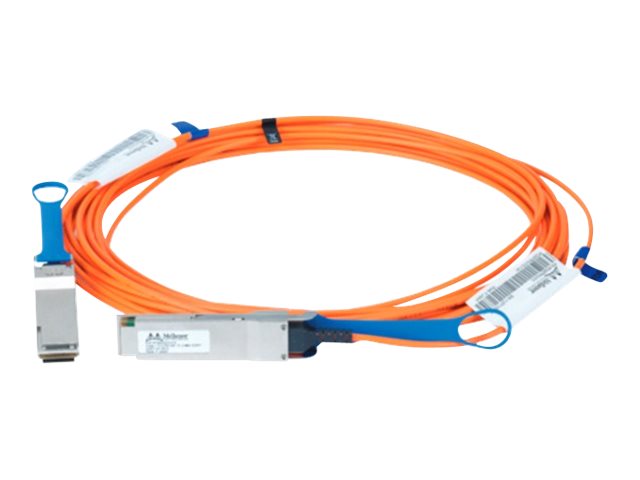 Mellanox LinkX 100Gb/s VCSEL-Based Active Optical Cables - Cabo InfiniBand - QSFP para QSFP - 15 m - fibra óptica - SFF-8665/IEEE 802.3bm - activo, sem halogéneo (980-9I13A-00C015)