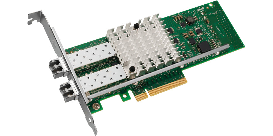 Intel Ethernet Converged Network Adapter X520-SR2 - Network Adapter - PCIe 2.0 x8 Low Profile - 10GBase-SR x 2