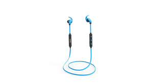 COOLBOX CoolSport Auriculares Bluetooth con micrófono, Azul (COO-AUB-S01BL)