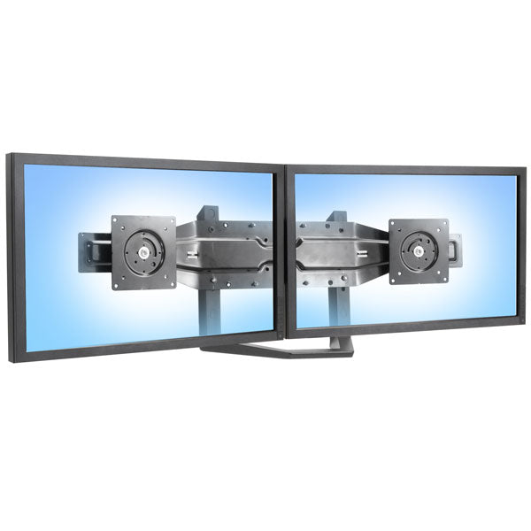 Ergotron - Componente de montaje (asa, soporte de monitor doble) - Para 2 pantallas LCD - Negro - Tamaño de pantalla: 22"-26" - Para N/P: 45-296-026, 45-304-026