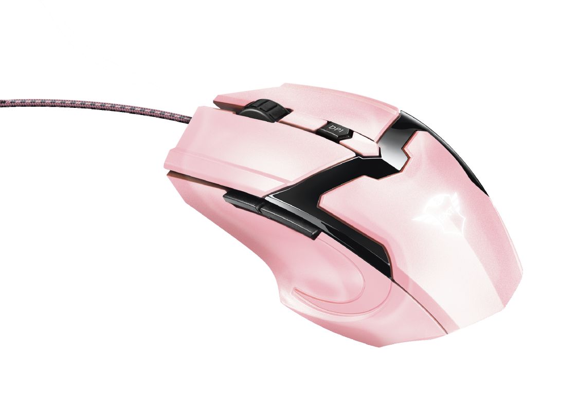 Rato TRUST GXT 101P Gav Optical Gaming Pink - 23093