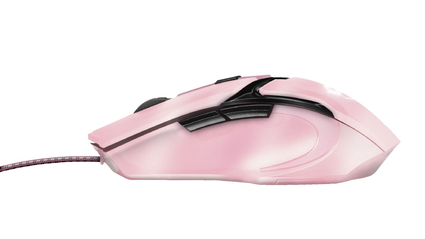 Rato TRUST GXT 101P Gav Optical Gaming Pink - 23093