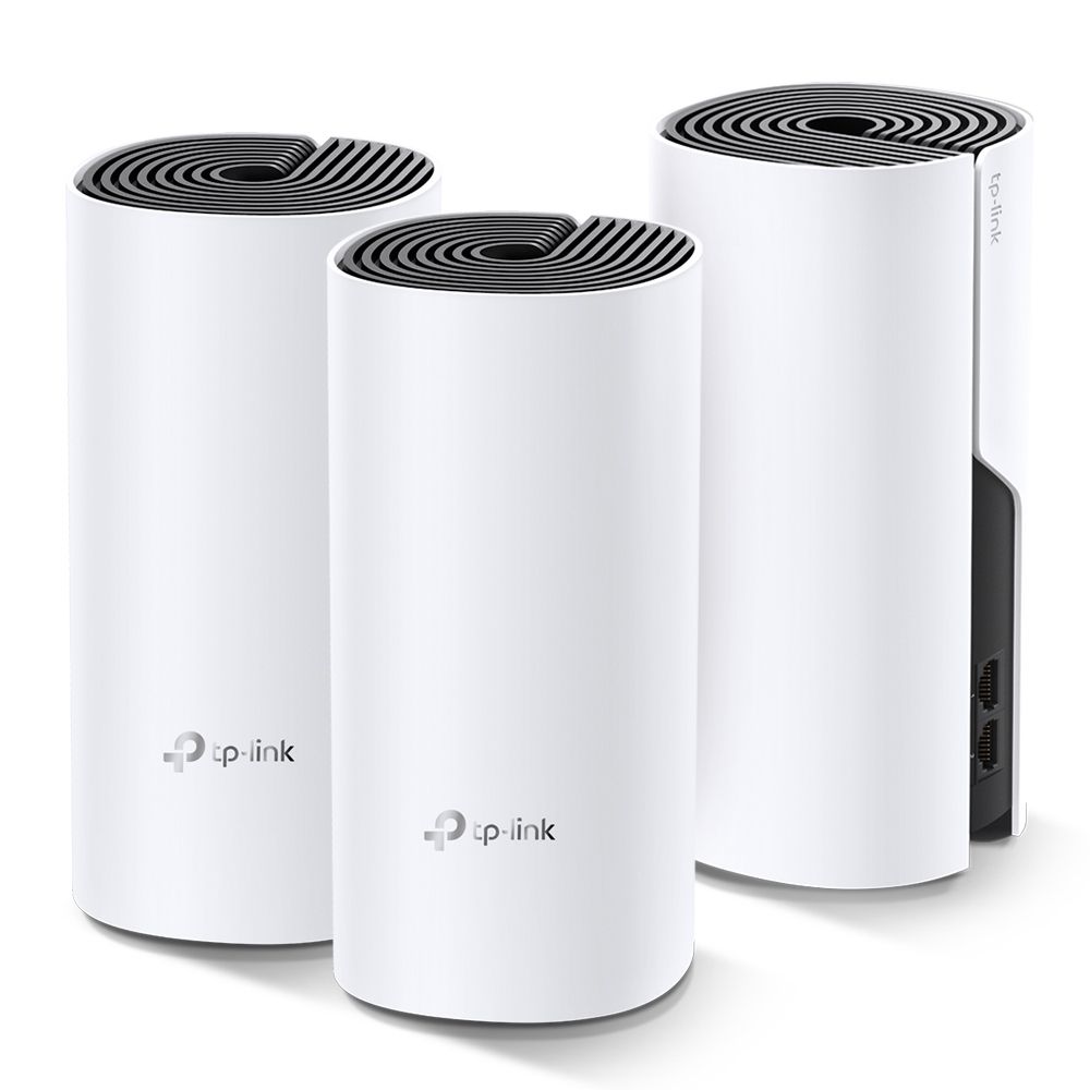 TP-Link AC1200 Whole-Home Mesh Wi-Fi Dual-Band 867 Mbps Router - DECO M4(Pack 3)