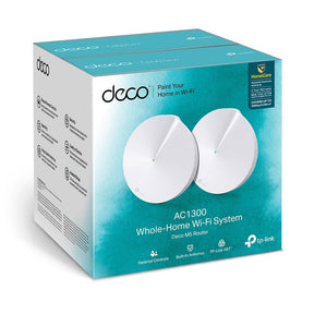 Router TP-Link AC1300 Wi-Fi para todo el hogar de doble banda de 717 MHz - Deco M5 (paquete de 2)