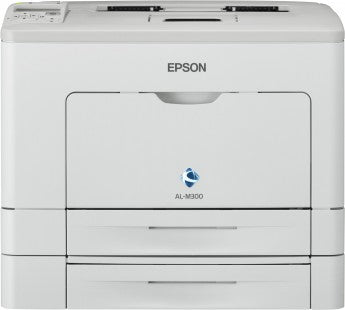Epson WorkForce AL-M300DT - Printer - B/W - Duplex - laser - A4/Legal - 1200 dpi - up to 35 ppm - capacity: 550 sheets - parallel, USB 2.0 - white