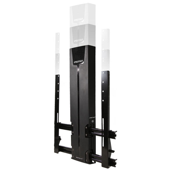 Ergotron - Mounting kit (2 tilt brackets, mounting template, low profile lift module, cable management hardware) - glide - for LCD display - high strength (HD), height adjustable - black - screen size: 30"-55" - mountable