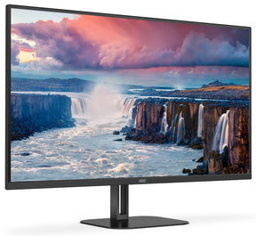 AOC Value-line Q32V5CE/BK - Serie V5 - Monitor LED - 32" (31,5" visibles) - 2560 x 1440 QHD @ 75 Hz - VA - 300 cd/m² - 3000:1 - 2xHDMI, DisplayPort, USB-C - altavoces - negro (Q32V5CE/BK)