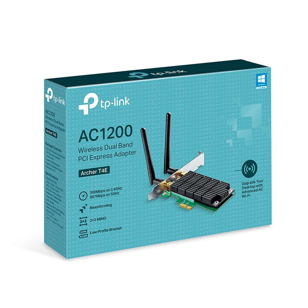 TP-Link AC1200 Wi-Fi PCI Express 867Mbps Adapter - Archer T4E