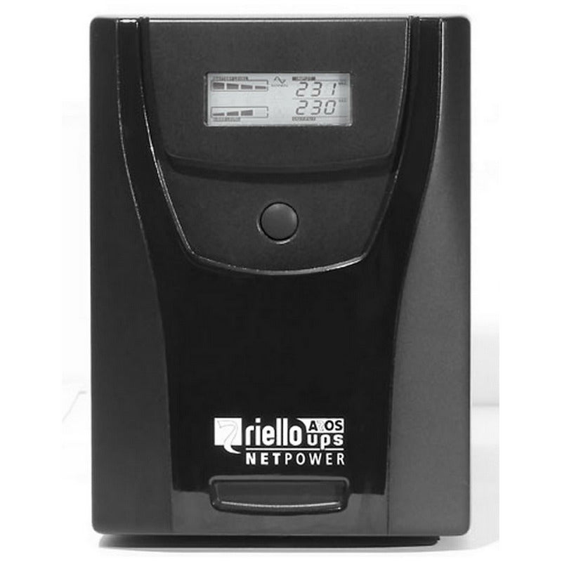 Riello UPS Net Power NPW 1000 - UPS - AC 220/230/240 V - 600 Watt - 1000 VA - RS-232, USB - conectores de salida: 4 - gris oscuro