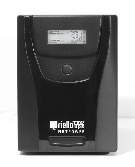 Riello UPS Net Power NPW 1500 - UPS - AC 220/230/240 V - 900 Watt - 1500 VA - RS-232, USB - conectores de saída: 6 - cinza escuro