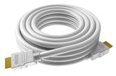 Cable HDMI de instalación profesional VISION - GARANTÍA DE POR VIDA - 4K - HDMI versión 2.0 - conectores chapados en oro - ethernet - HDMI (M) a HDMI (M) - diámetro exterior 8,0 mm - 26 AWG - 10 m - blanco