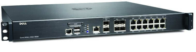 SonicWall NSa 3600 TotalSecure - Dispositivo de seguridad - con 1 año de SonicWALL Comprehensive Gateway Security Suite - 10 GigE - 1U