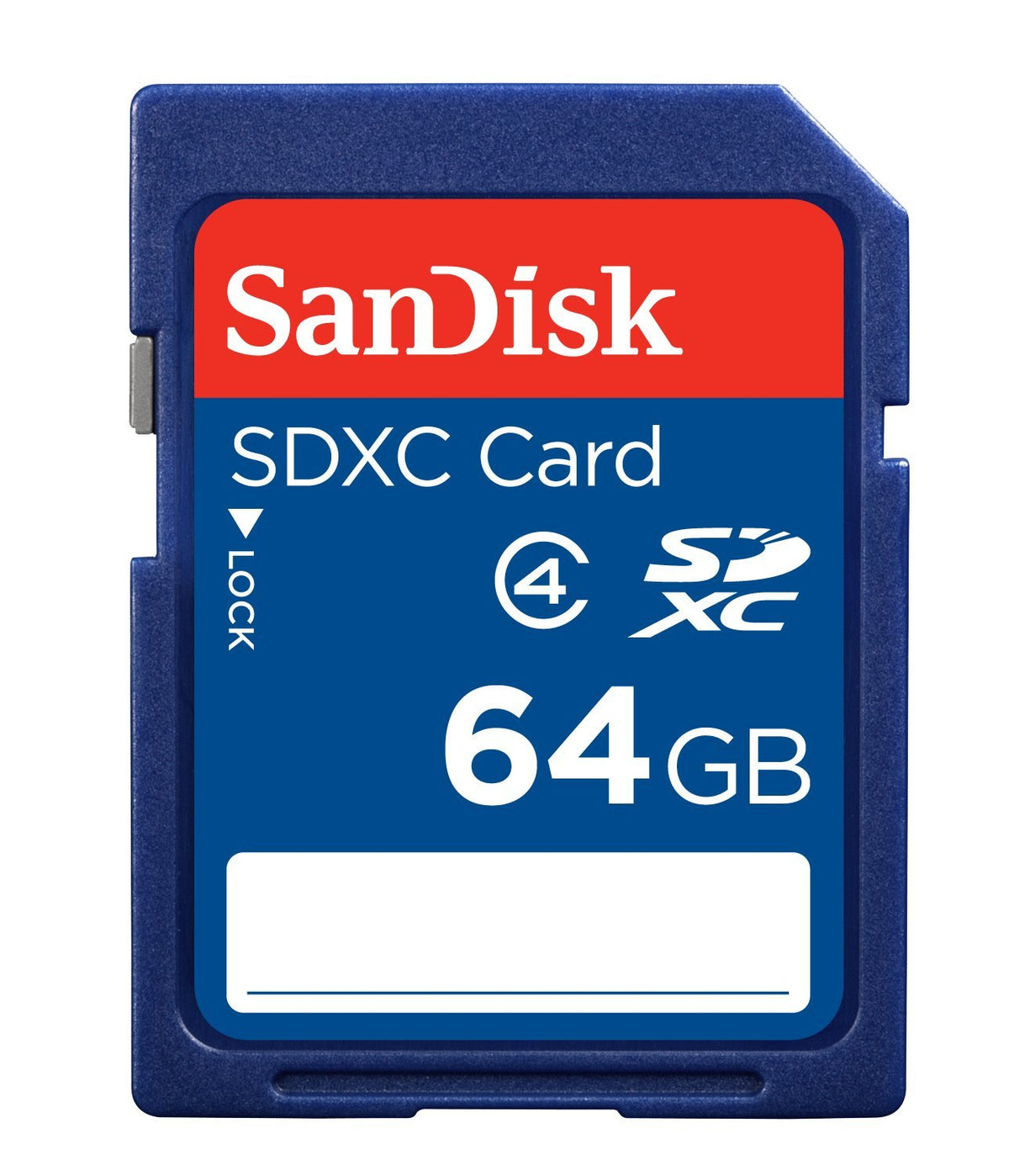 SanDisk - Flash memory card - 64 GB - Class 4 - SDXC