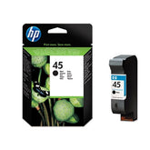 HP 45 Large - 42 ml - Large - Black - Original - Ink Cartridge - for Deskjet 12XX, Officejet g55, g85, k60, R40, R60, R80, T45, T65, Officejet Pro 11XX