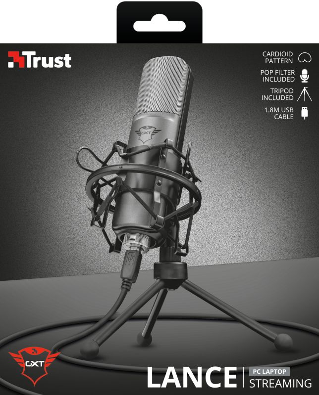 TRUST GXT 242 Lance Streaming Microphone - 22614