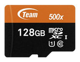 Micro SD Team Group 128 GB clase 10 UHS-I SDXC (80 MB/s-20 MB/s) con adaptador