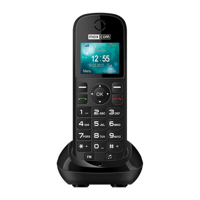 Secretary Telephone Maxcom Comfort MM35D Single SIM 2G Black