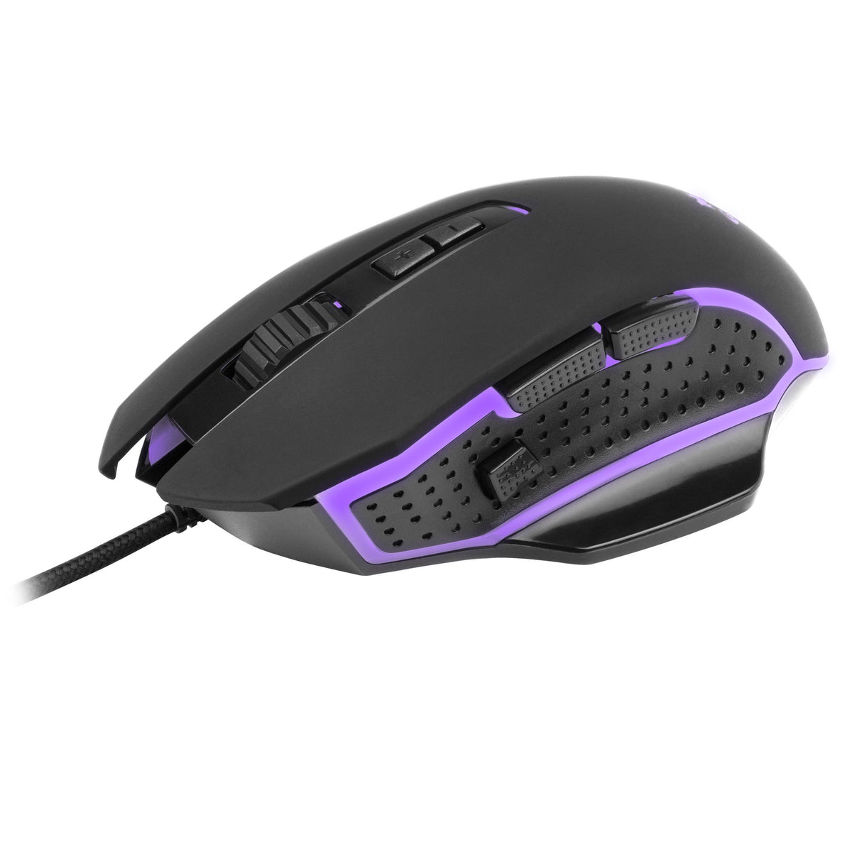 MARS GAMING Mouse 4800 DPI, RGB, SOFTWARE, EXTENDED BASE, 8 BUTTONS - MM018 (MM018)