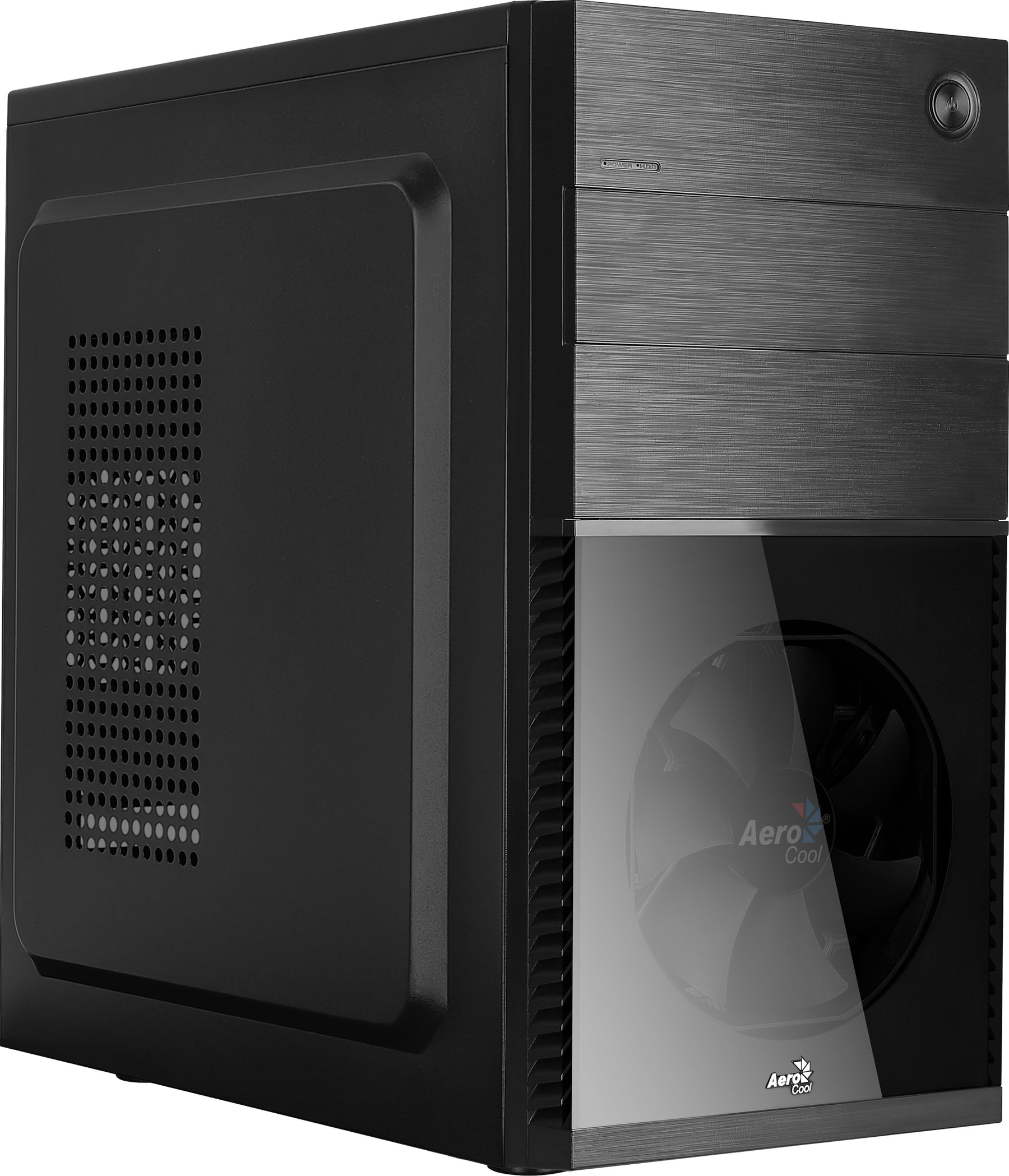 AEROCOOL CS-105 BOX MICRO-ATX, USB 3.0, 120MM FAN, 5.25" BAY - CS105BK (CS105BK)