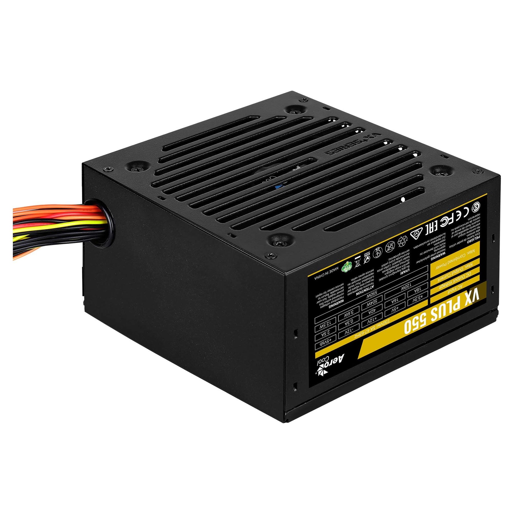 Food Source AEROCOOL VX PLUS 550W ATX PSU - VXPLUS550 (VXPLUS550)