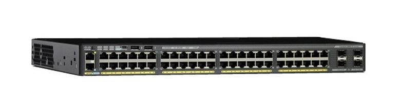 Cisco Catalyst 2960X-48TS-L - Switch - Administrado - 48 x 10/100/1000 + 4 x Gigabit SFP - escritorio, montable en riel